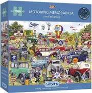 Gibsons Motoring Memorabilia Jigsaw Puzzle 1000 Pieces (GIB063066)