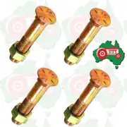 Tractor 4 x High Tensile Plough Head Bolts and Nuts Grade 8 1/2" x 3" UNC