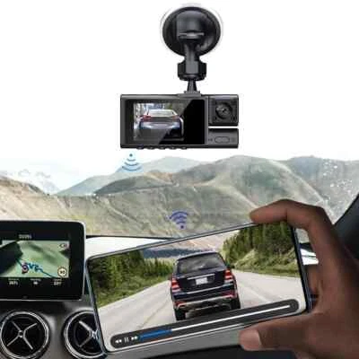 Car Dash Cam 1080P Video Recorder Car Front Rear View Driving Recorder Camera