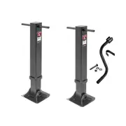 Bulldog 90K Tandem Landing Gear Trailer Jacks 17" Lift Crank Fixed Leg AAR TTMA
