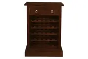 CT Tasmania 1 Drawer Wine Rack (30 wine bottles) - Mahogany