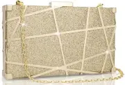 Evening Bag Small Clutch Purses Leopard Purse #B Gold Evening Purses for Women