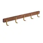 Wall Mounted Coat Rack, Entryway Hanging Rack with Rustic Hooks for Coat, Sca...