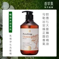 在飛比找PChome24h購物優惠-【香草集JustHerb】氣場淨化洗髮精500ml