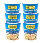 Tradition Chicken Style Instant Noodle Soup Cup 65g x 6