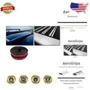 60-Inch Rubberized Grips for Crossbar & Roof Rack - Quieter Drive & Easy Install