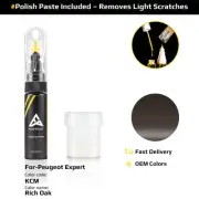 Touch Up Paint For Peugeot Expert KCM Rich Oak With Polish Paste