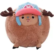 Anime One Piece Tony Chopper Soft Plush Doll Big Stuffed Animal Toys Gift 35CM