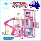 Barbie Dreamhouse Christmas Gift 75+ Pieces Pool Party Doll House 3 Story Slide