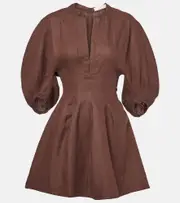 [Faithfull] Faithfull Poet linen minidress AU 10 beige