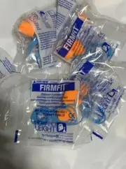 100 Pair Howard Leight FirmFit Earplugs, corded Foam Earplugs