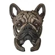 Edge Sculpture - Bust French Bulldog - Garden & Home Decor Sculpture