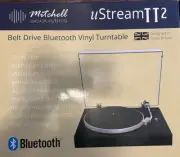 Mitchell Acoustics uStream TT2 Belt Drive Bluetooth Turntable - Black