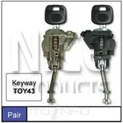 Nice Door Lock Barrel - Pair, NDL55D