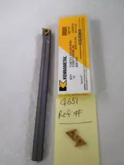 1 NEW 3/8" CARBIDE BORING BAR C06-STUCR-2 W/ KENNAMETAL TCMT 21.51A INSERTS Q651