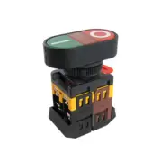220V AC Yellow Light Lamp ON/OFF START STOP Momentary Pushbutton Switch Non Lock