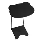Bear End Table with Wheels Cute Side Table for Sofa Small Space Living Room