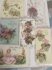 12 Vintage Greeting Cards/ Birthday/Anniversary/Get Well/Father’s Day/ Unused