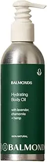 Balmonds Hydrating Body Oil 200ml 100% - the 100% Natural Body Oil Suitable For Eczema, Dry Skin, Itchy or Flaky Skin, Psoriasis and Allergy Prone Skin - Versatile Natural Moisturiser - Body Oil, Massage Oil, Stretch Mark Oil, Pregnancy Body Oil