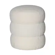 Bolo Boucle Ivory Ottoman