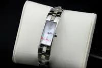 在飛比找蝦皮購物優惠-庫存出清nobel台灣本地品牌實心不鏽鋼錶帶高硬度sapph