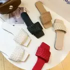 Open Toe Braided Design Flat Sandal Casual Summer Style Wear Flip Flop For Women
