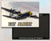 Fat Albert Marine Aircraft Handmade 3.25" x 2.25" Fridge Magnet (PMW12019)