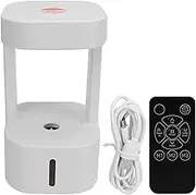 Fog humidifier: drops of water against gravity, quiet operation, 580 ml tank for home, office, bedroom ' (White Lighting)