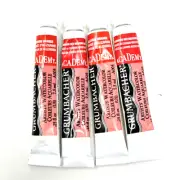 Grumbacher artists' watercolor Cad red Med Hue + Alizarin Orange .25mL Lot of 4