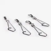 Fishhooks Fishing Tackle Swivels Snap Connector Fishing Bait Holder With Hooked