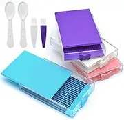 4 Set of Diamond Art Trays Kits for Adults, FineGood Diamond Art Accessories Diamond Art Storage Containers Tray Diamond Art Painting Kits Tools for DIY Art Crafts