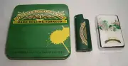 GOLDEN VIRGINIA Hand Rolling Tobacco lot empty tin lighter & lighter case/holder