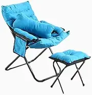 Folding Outdoor Chaise Lounge Chair,Home Living Room Terrace Foldable Office Convenient Nap Chair, Ideal for Home, Outdoor