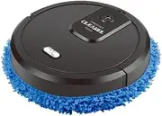 My Best Buy - Robot Vacuum Cleaner Sweeping Robot Rechargeable Mop Vacuum, Steam Cleaner - Black