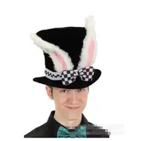 在飛比找蝦皮購物優惠-【免運】愛麗絲服裝道具/愛麗絲夢遊仙境裝扮/兔子帽/兔耳帽子