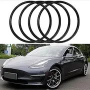 Tire Protector, High Strength Nylon Material, Wheel Protection Decorative Ring, 17-20 Inch Wheel Protection Ring, Scratch Resistant, Abrasion Resistant, Suitable for All Types of Vehicles (Black,