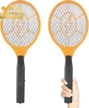Electric Fly Swatter, Handheld Bug Zapper, 3-Layer Safety Mesh, Pack of 2