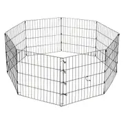 Royale Portable Collapsible 8 Panel 61x61cm Hinged Puppy/Dog Play Pen Enclosure
