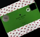 Kate Spade FULL Sheet Set Cotton Percale RED Lips On White FULL Sheets Valentine