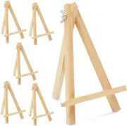 6-Pack Wooden Easel, Mini Easel Stands, & Place Card Holders for Table Top Artwo