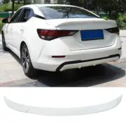 White Painted Rear Trunk Spoiler Wing Flap 1X For Nissan Sylphy Sentra 2020-2024 (for: Nissan)
