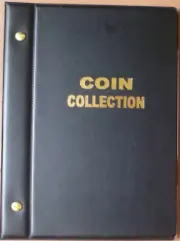 Small VST COIN STOCK ALBUM for 50c COIN COLLECTION Holds 90 COINS