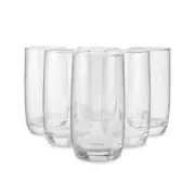 Set of 6 Everyday Drinking Glasses Highball Flute Tumblers Wine & water Glass