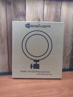 10" with Desk Tripod Stand Phone Holder Desktop Ring light 3 Light Modes NEW NIB