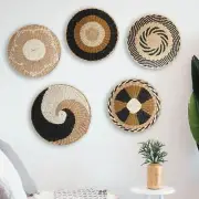 Unique Wall Decor Hanger Grass Bohemian Handwoven Weave Pattern Decoration for