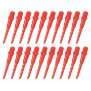 100Pcs Plastic Dart Tips,Game 2BA Thread Soft Darts Tips Red