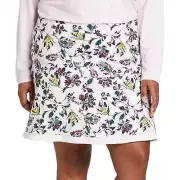 Lady Hagen Floral 16" Flounce Skort Pink Tennis Pickleball Size 2XL New
