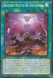 A1288 YUGIOH SPELL CARD DECISIVE BATTLE OF GOLGONDA DABL-EN054