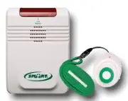 Smart Caregiver Cordless Monitor 433-EC & Nurse Call Touch Button 433-TB Combo