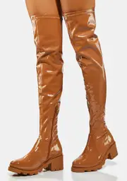 Dusty Lust Persuasion Thigh High Boots
